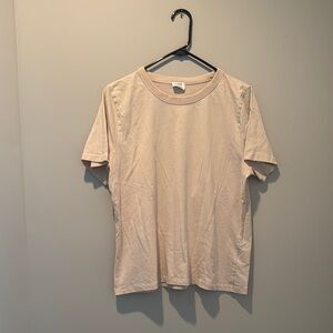 Cotton On Light Tan Crew Neck Tee